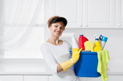 Professional house cleaning service for a Docklands apartment interior