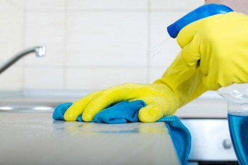 Final clean for a renovated Docklands property with glass and hard surfaces